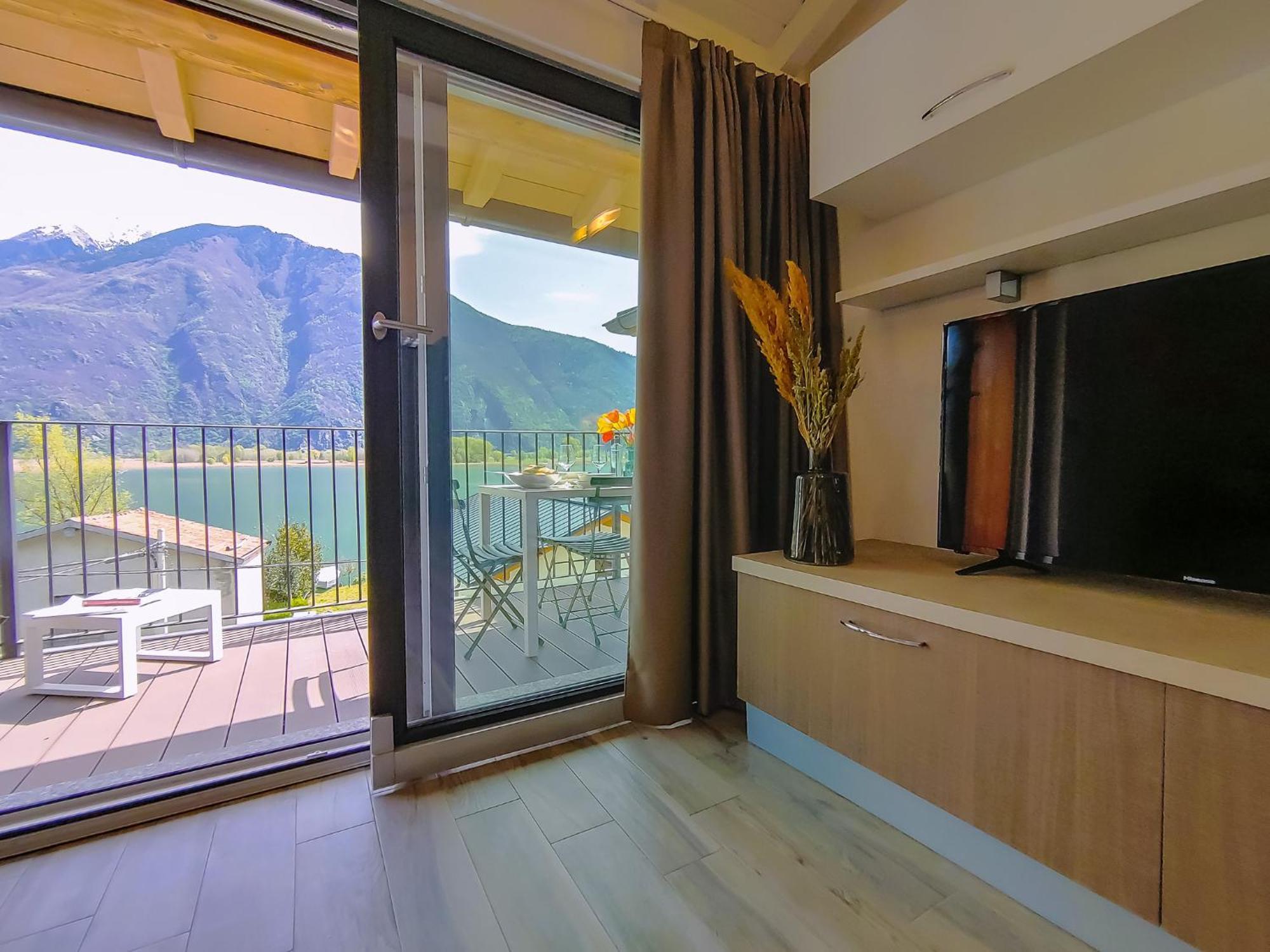 Dascio Dolce Ferienwohnung Panorama Balkon Am See Eksteriør bilde