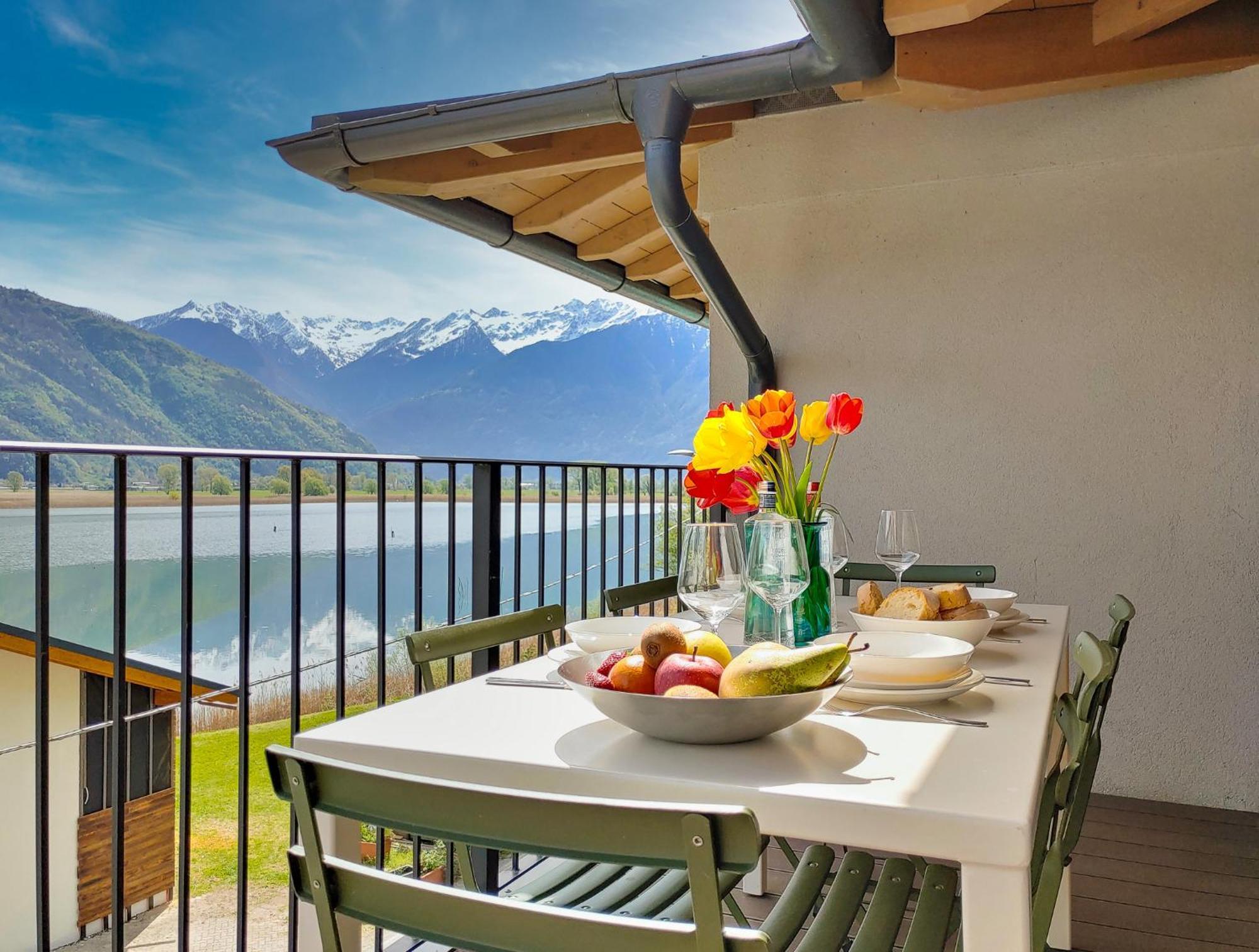 Dascio Dolce Ferienwohnung Panorama Balkon Am See Eksteriør bilde
