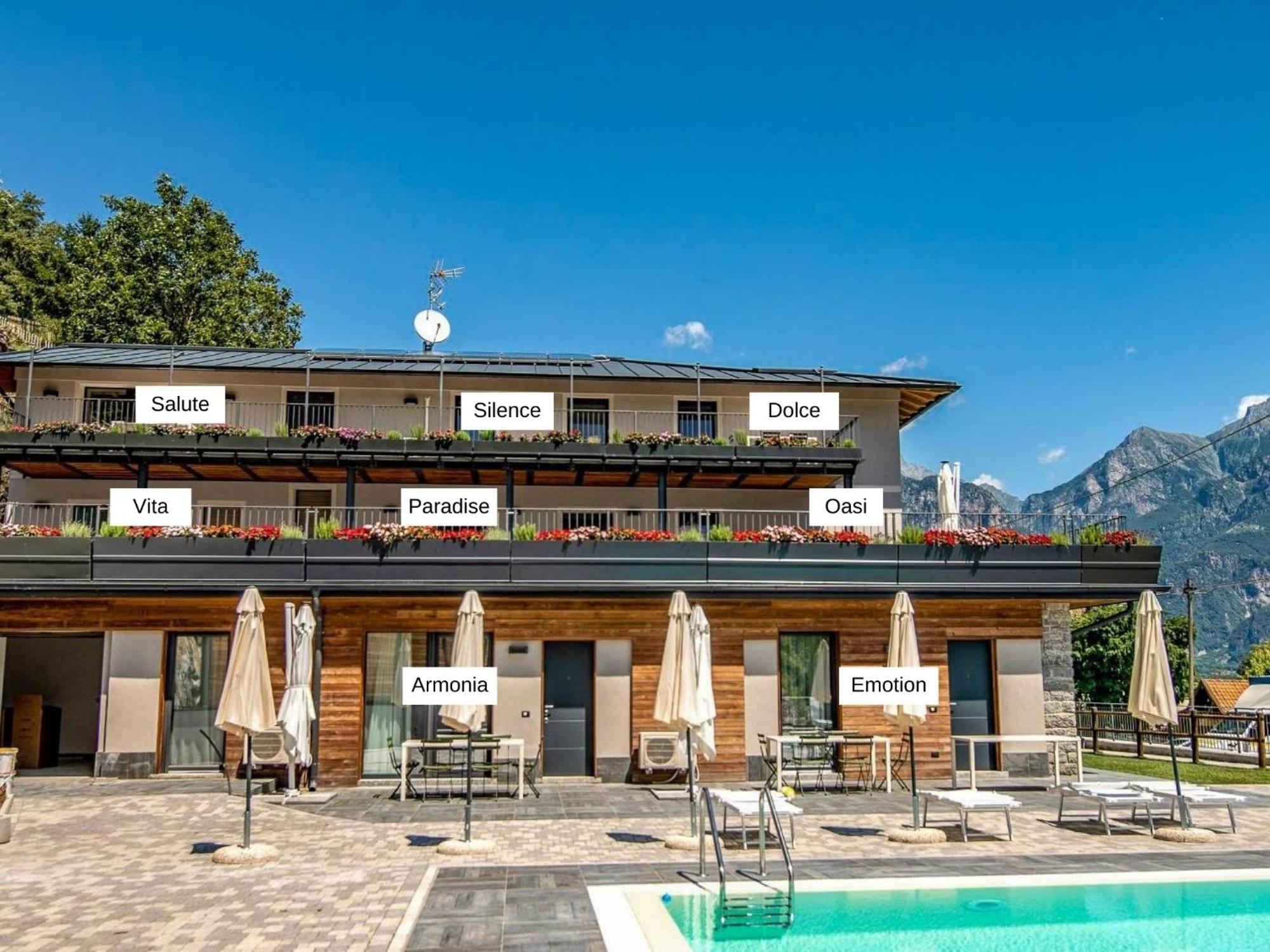Dascio Dolce Ferienwohnung Panorama Balkon Am See Eksteriør bilde